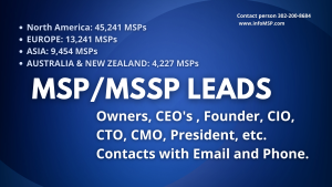 MSP, MSSPs Email List